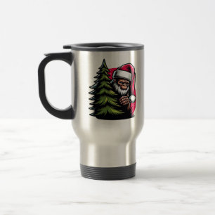 A Peek-A-Boo Christmas Travel Mug