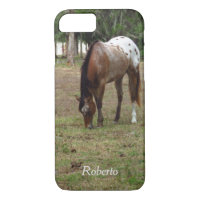 À peine Il iPhone 8/7 Coque avec Palomino Horse