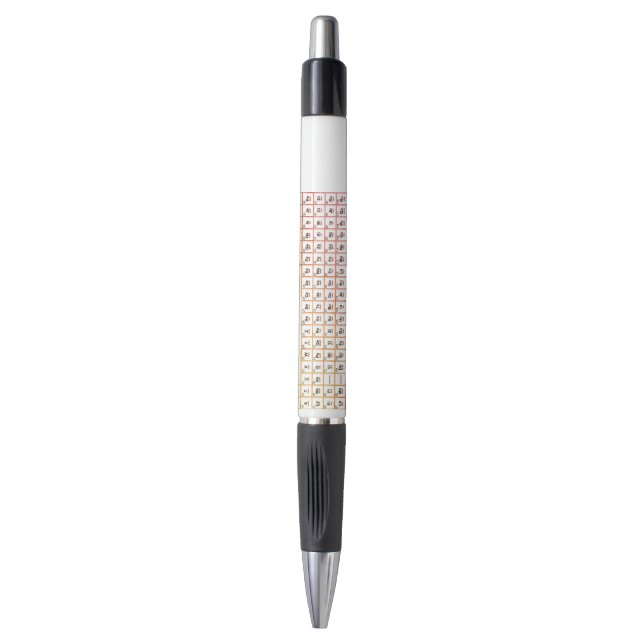 A pen of periodic table of chemical elements (Front Vertical)