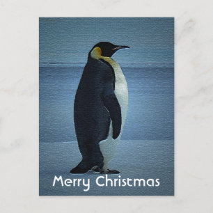 A Penguin Christmas Postcard