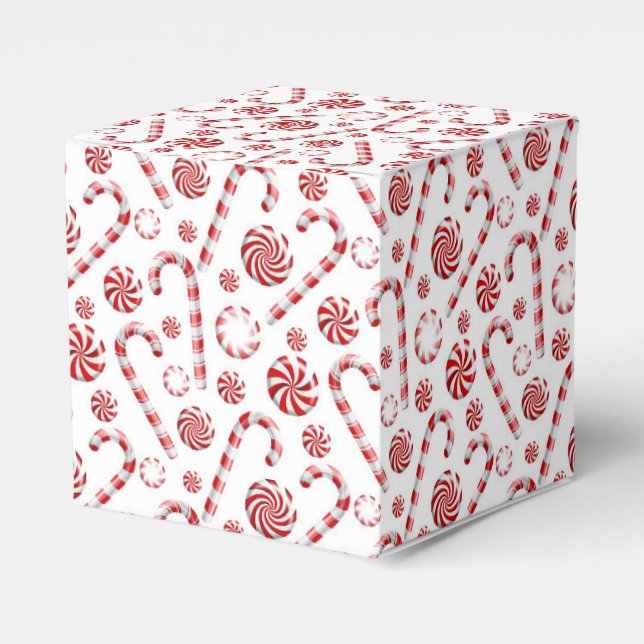 A Peppermint Spice Series Design 12 Favor Box (Front Side)