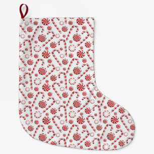 A Peppermint Spice Series Design 12   Large Christmas Stocking