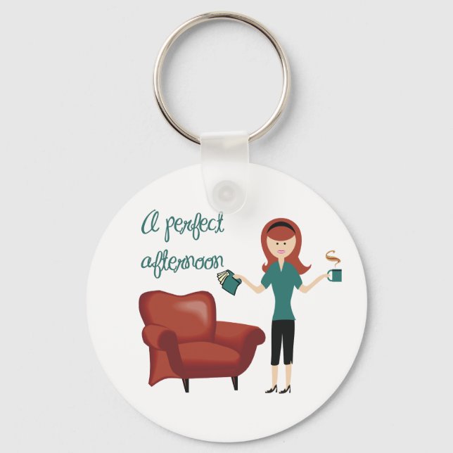 A Perfect Afternoon Keychain (Front)