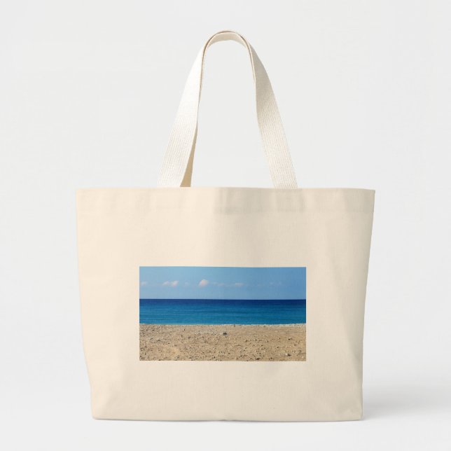 A Perfect Beach Large Tote Bag (Front)