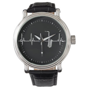 A perfect gift for any saxophone player, a EKG hea Watch