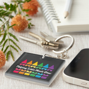 A PERFECT GIFT FOR TEACHERS KEYCHAIN