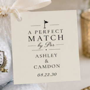 A Perfect Match by Par Wedding Favour Tags