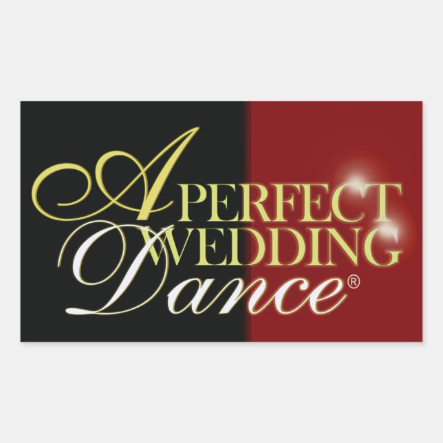 A Perfect Wedding Dance Sticker (Front)