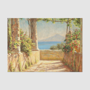 A pergola on Capri, Emil Wennerwald  Tissue Paper