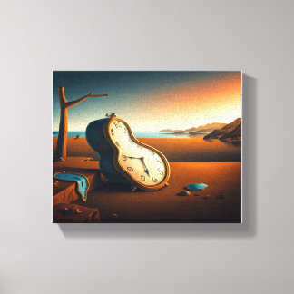 A Persistência do Instante Canvas Print
