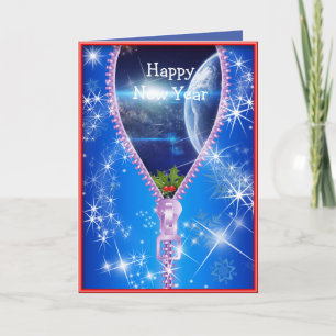 A Personalized Christmas & New Year Holiday Card