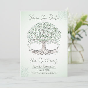 A personalized Family Tree Reunion Invitation