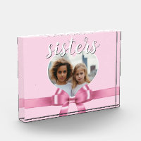 A personalized heart template - sisters