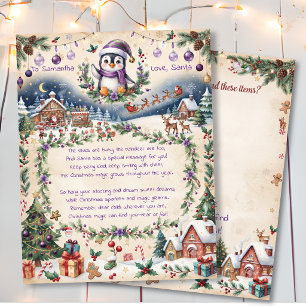 A Personalized Letter from Santa & Hidden Objects