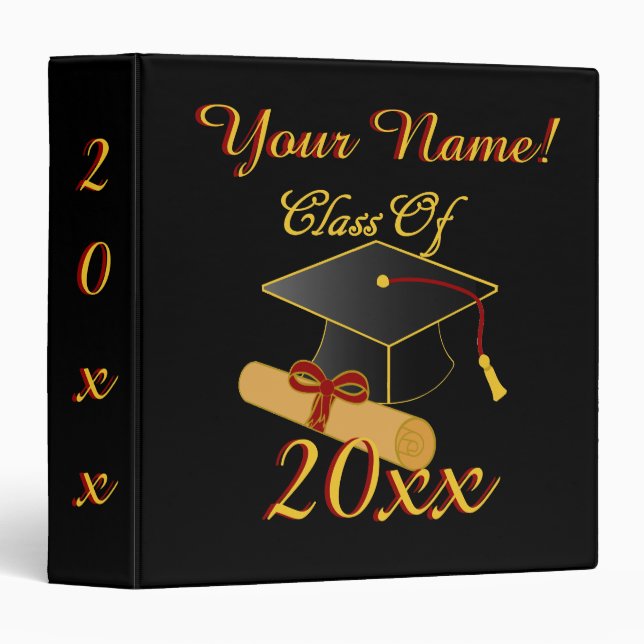 A personnalisé N'IMPORTE QUEL classeur de (Devant/Côté)
