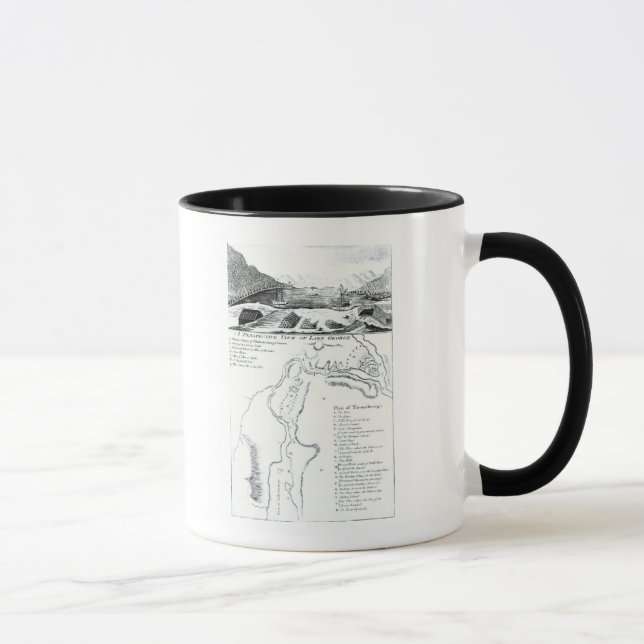 A Perspective View of Lake George Mug (Right)