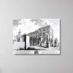 A perspective view of the Foundling Hospital Canvas Print