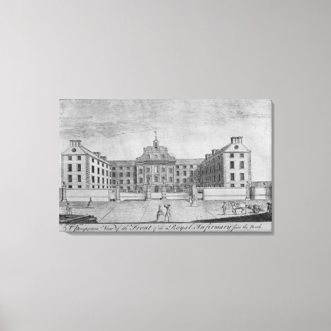 A Perspective View of the Front of the Royal Canvas Print (Front)
