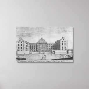 A Perspective View of the Front of the Royal Canvas Print