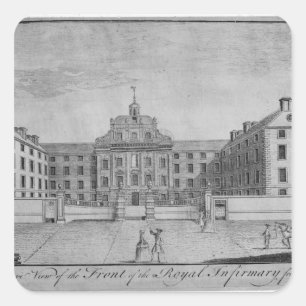 A Perspective View of the Front of the Royal Square Sticker