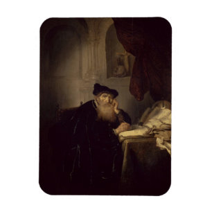 A Philosopher, 1635 (oil on panel) Magnet