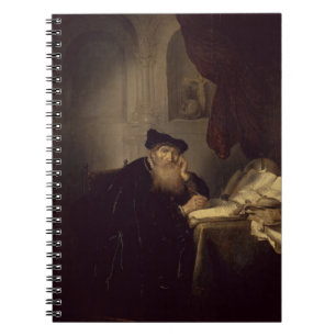 A Philosopher, 1635 (oil on panel) Notebook