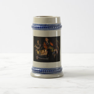 A Philosopher Lecturing on the Orrery Solar System Beer Stein