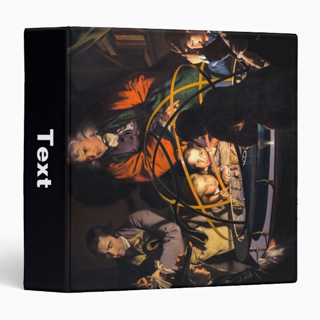 A Philosopher Lecturing on the Orrery Solar System Binder (Front/Spine)