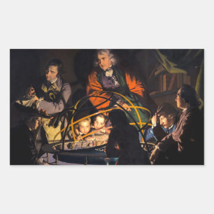 A Philosopher Lecturing on the Orrery Solar System Sticker