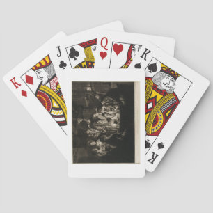 A Philosopher Shewing an Experiment on the Air Pum Playing Cards