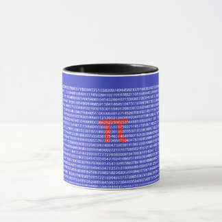 A Pi(π) mug great for math geek in your life