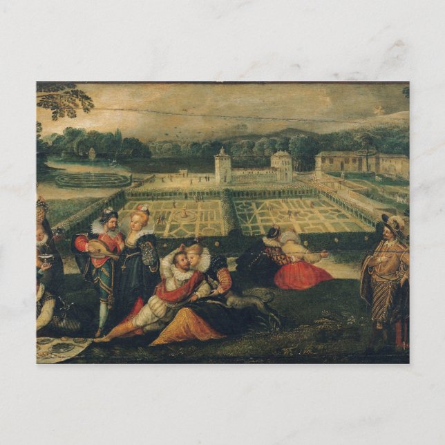 A Picnic in a Park Postcard (Front)