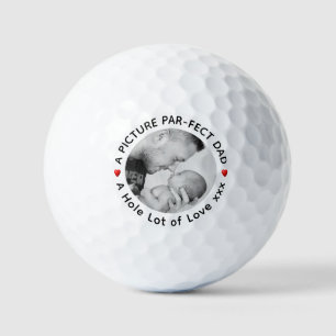 "A Picture Par-fect Dad" Personalized Golf Balls
