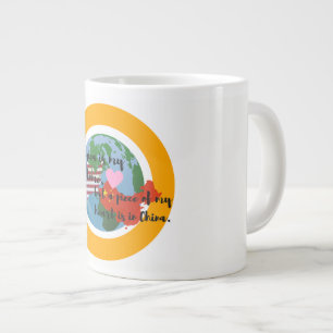 A Piece of My Heart is in China Jumbo Mug