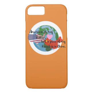 A Piece of My Heart is in China Phone Case Orange