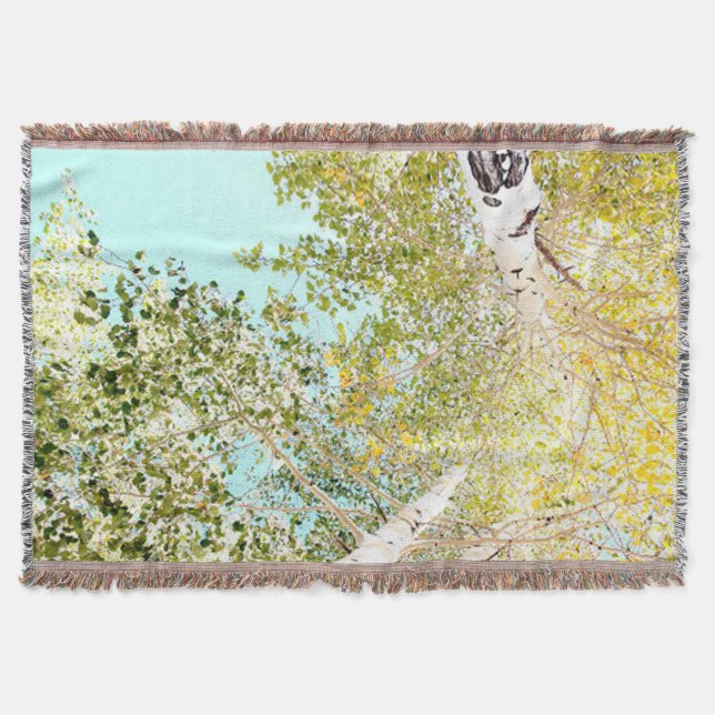 A piece of the sky throw blanket (Front)