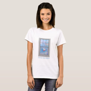 A pig flying past-look out your window T-Shirt