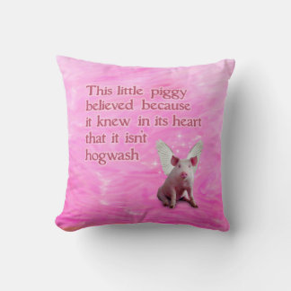 A Piggy Believed Throw Pillow