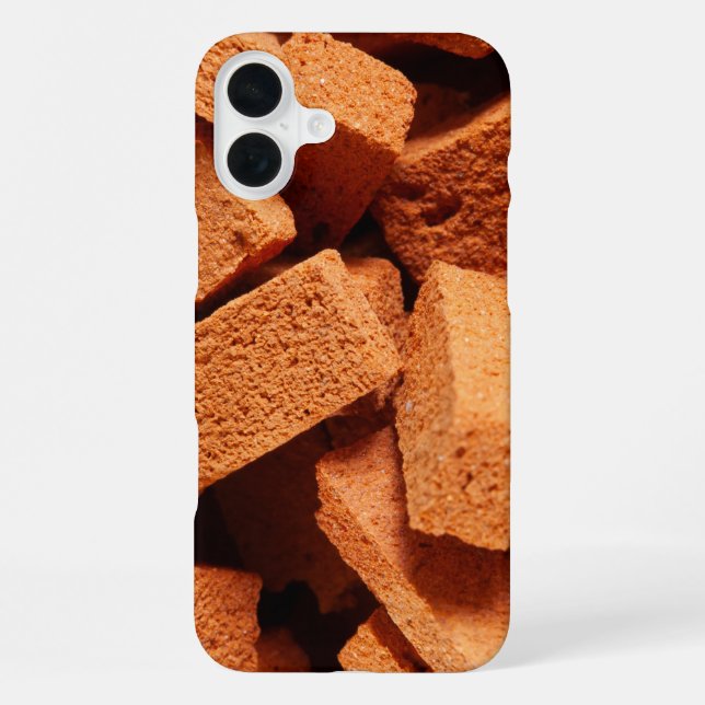 A pile of bricks construction iPhone case (Back)