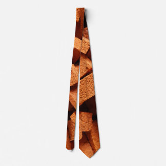 A pile of bricks construction tie