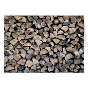 A pile of firewood