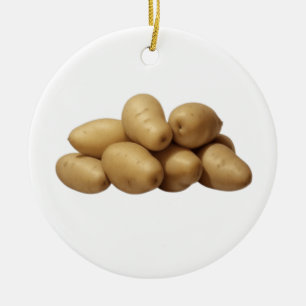 A Pile of Potatoes Ceramic Ornament
