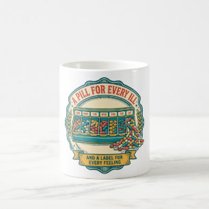 A Pill For Every Ill Funny Pill Organizer Mug – Ov
