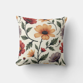 A pillow cushion with a pretty flower design