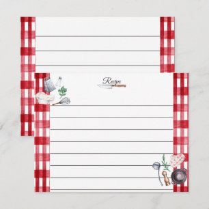 A Pinch of Love, A Dash of Home Recipe Card