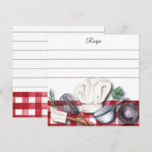 A Pinch of Love, A Dash of Home Square Recipe Card