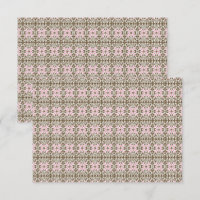 a pink and brown pattern on a white background