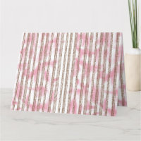 a pink and white striped background
