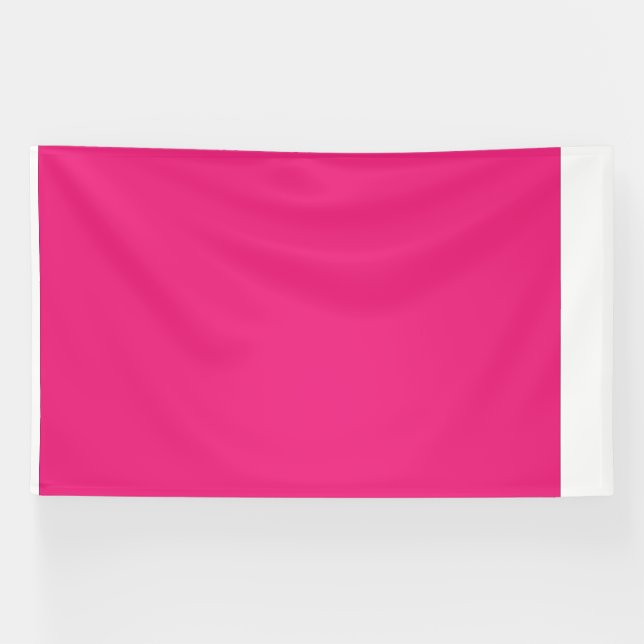 a pink background with a black border banner (Horizontal)