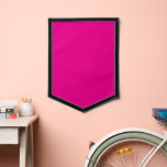 a pink background with a black border pennant<br><div class="desc">The image features a large,  blue square with a soft texture and a deep shade of blue. The colour is vibrant and captivating,  creating a calming and serene atmosphere. The square is the main focus of the image,  with no other objects or distractions visible.</div>